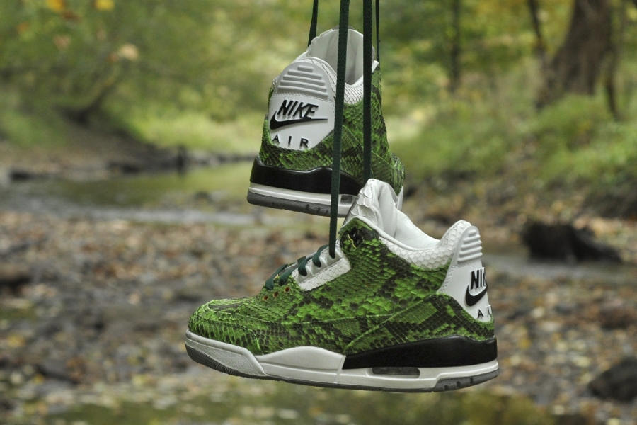 Air Jordan 3 Green Python 06