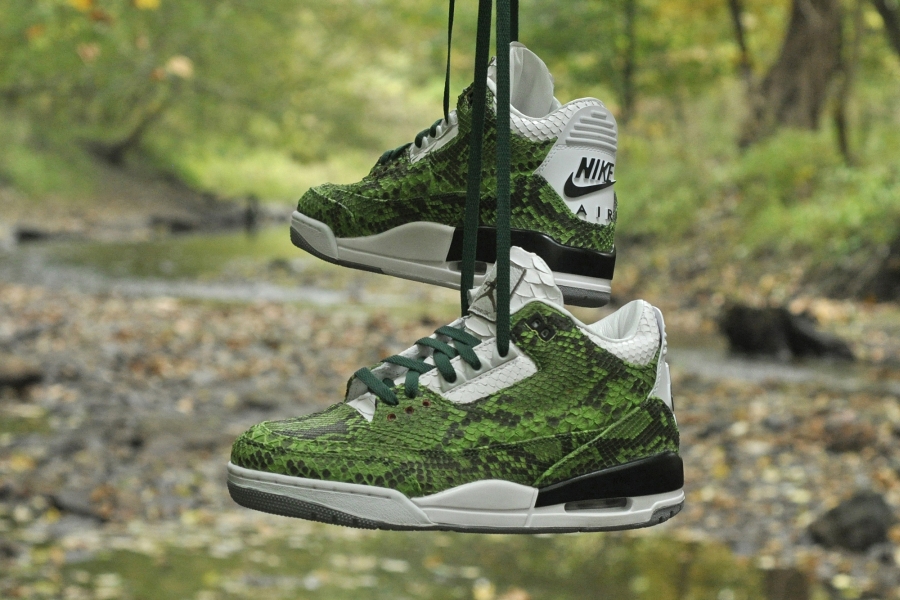 Air Jordan 3 Green Python 07