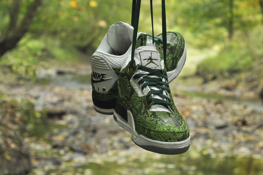 Air Jordan 3 Green Python 09