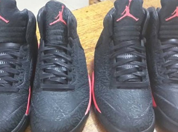 Air Jordan 5 3Lab5 – Black – Red