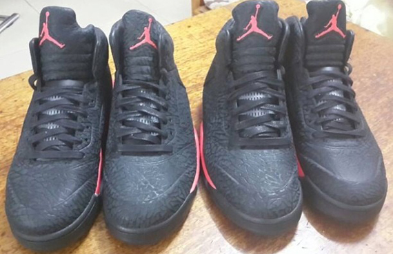 Air Jordan 3lab5 Black Red 2