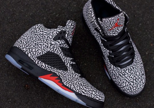 Air Jordan 5 3Lab5 “Fire Red” Customs by PKZUNIGA