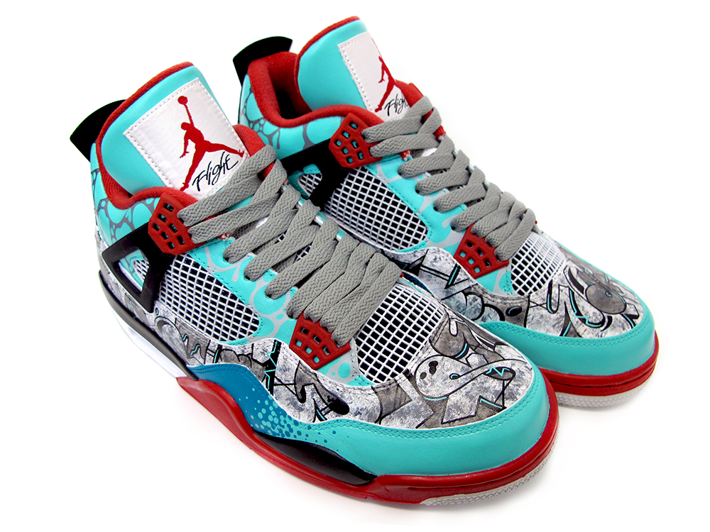 Air Jordan 4 Tiffiti Customs 02