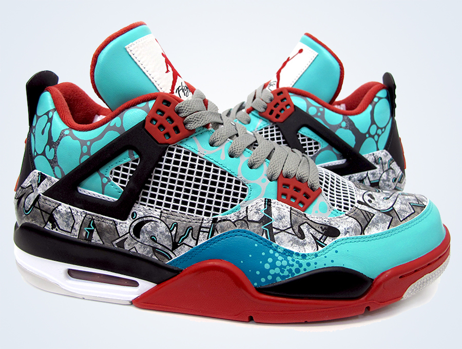 Air Jordan 4 Tiffiti Customs