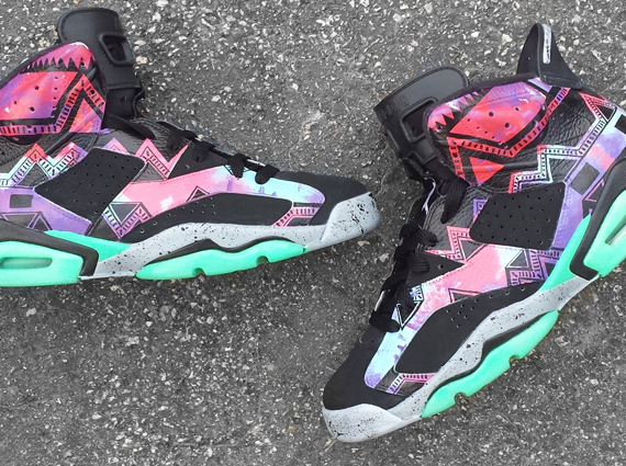 Air Jordan 6 Aztec Customs By Peculiar Kinetics 1