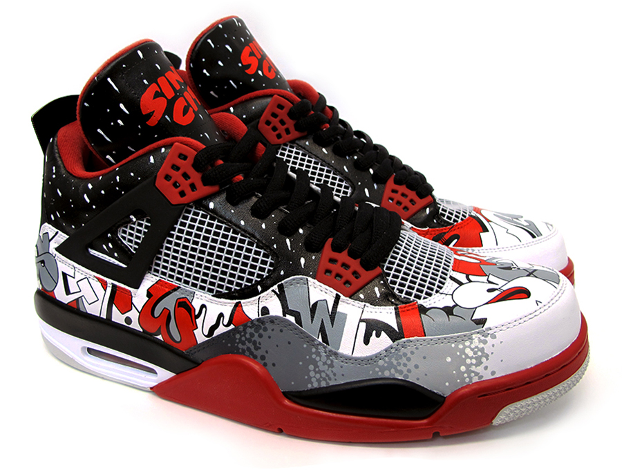 Air Jordan Iv Sinner Customs 3