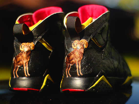 Air Jordan 7 “Crude Brood” Customs by Rocket Boy Nift