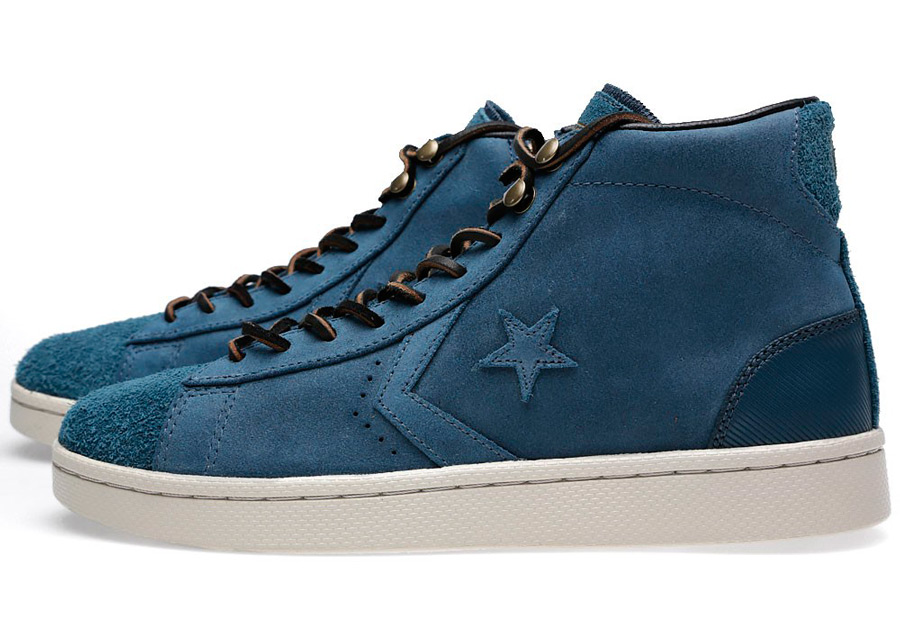 Converse First String Pro Leather Zip Orion Blue 2