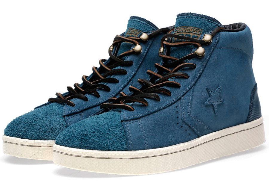 Converse First String Pro Leather Zip Orion Blue 3