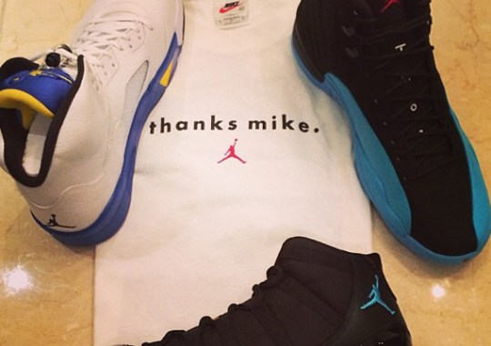 Drake Shows Off His Air Jordan Retro Hook-ups