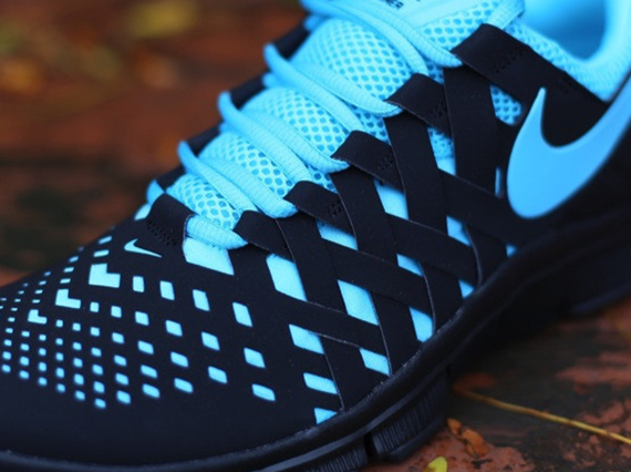 Gamma Blue Black Nike Free Trainer 3.0