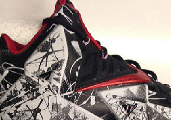 Graffiti Lebron 11 Black Red