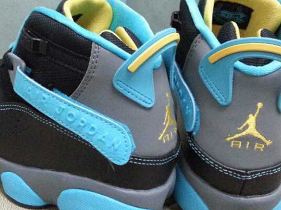 Jordan 6 Rings GS - Black - Blue - Yellow