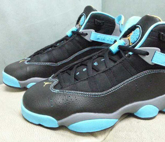 Jordan 6 Rings Gs Black Blue Yellow 2