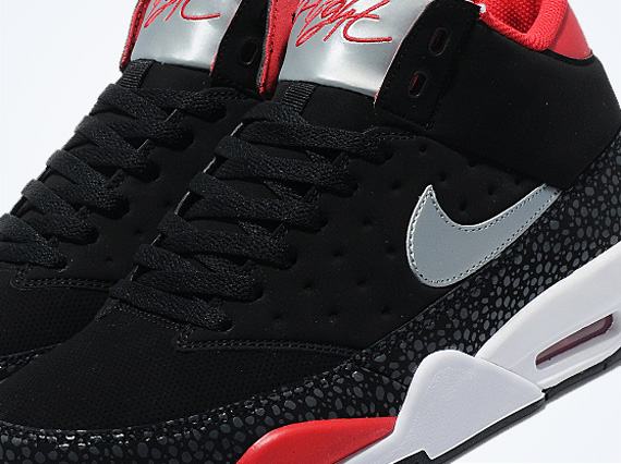 Nike Air Flight Classic - Black - Silver - University Red