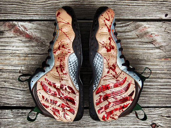 Nike Air Foamposite One “Freddy Krueger” Customs by Gourmet Kickz