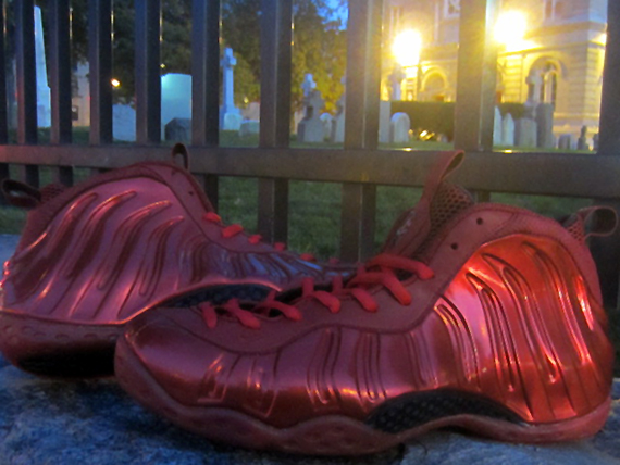 Nike Air Foamposite One Red Devil Customs 1