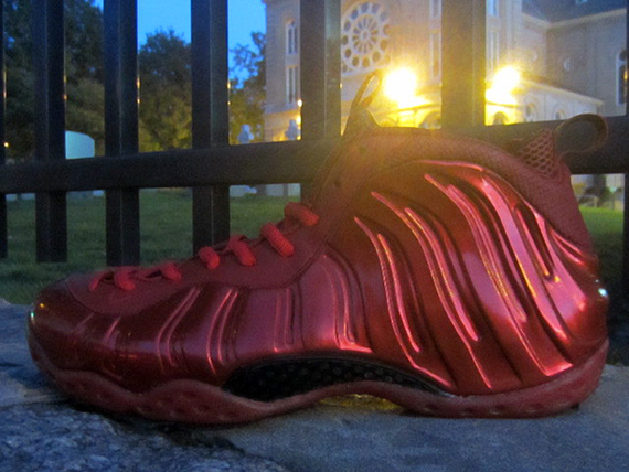 Nike Air Foamposite One Red Devil Customs 4