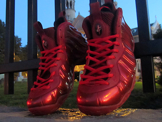 Nike Air Foamposite One "Red Devil" Customs by FETTi D’Biasi