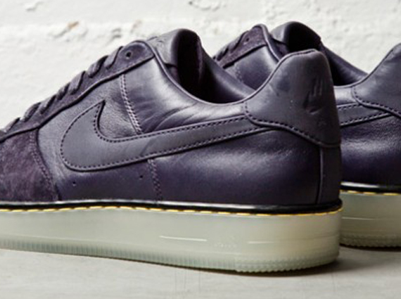 Nike Air Force 1 Downtown – Dark Purple – Yellow