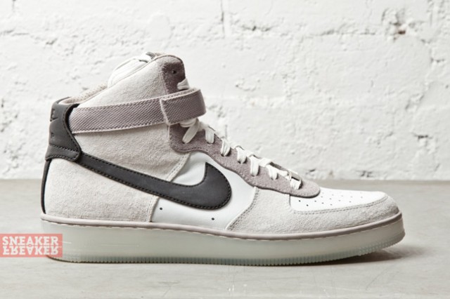 Nike Air Force 1 Downtown Hi Grey Black 4