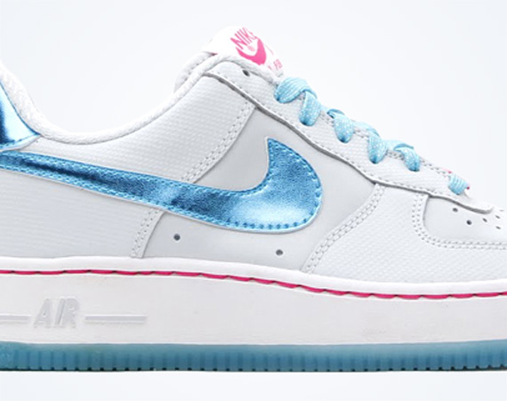 Nike Air Force 1 Low Gs Platinum Gamma Foil