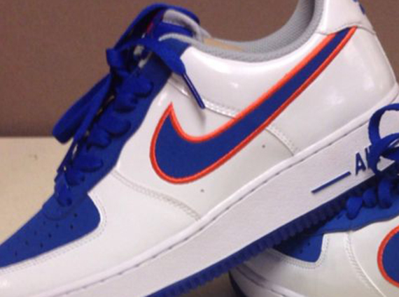 Nike Air Force 1 Low - White - Game Royal - Turf Orange