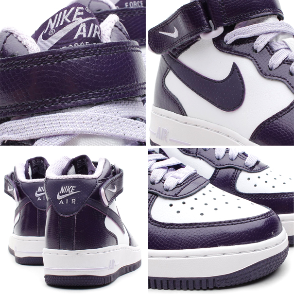 Nike Air Force 1 Mid Gs Purple Snake 01