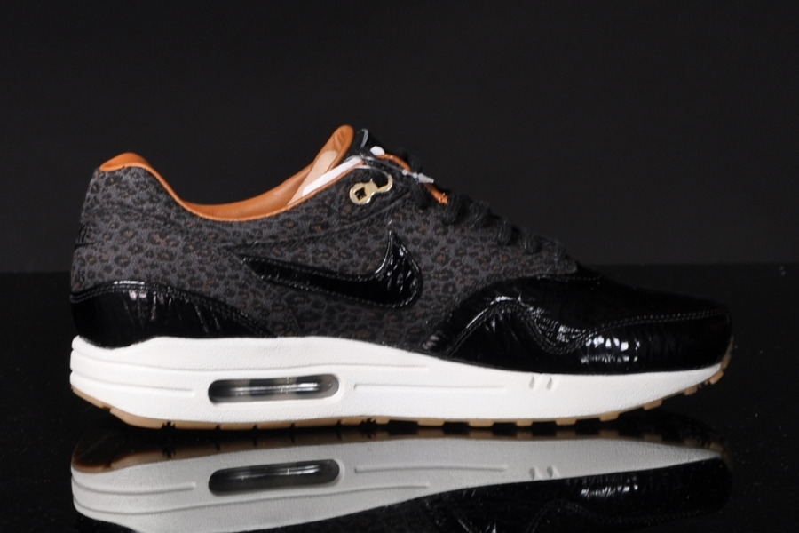 Nike Air Max 1 Fb Leopard Black Patent Leather 02