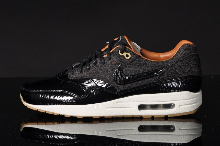 Nike Air Max 1 Fb Leopard Black Patent Leather 05