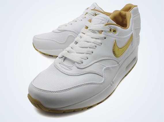 Nike Air Max 1 FB - White - Gold