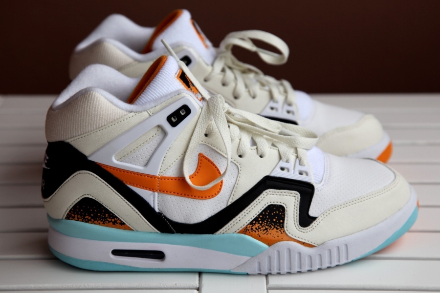 Nike Air Tech Challenge Ii White Kumquat Soft Pearl Black 2014 Sample 04