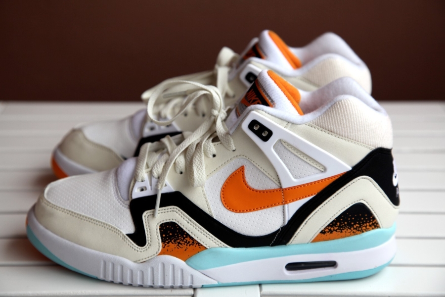 Nike Air Tech Challenge Ii White Kumquat Soft Pearl Black 2014 Sample 10