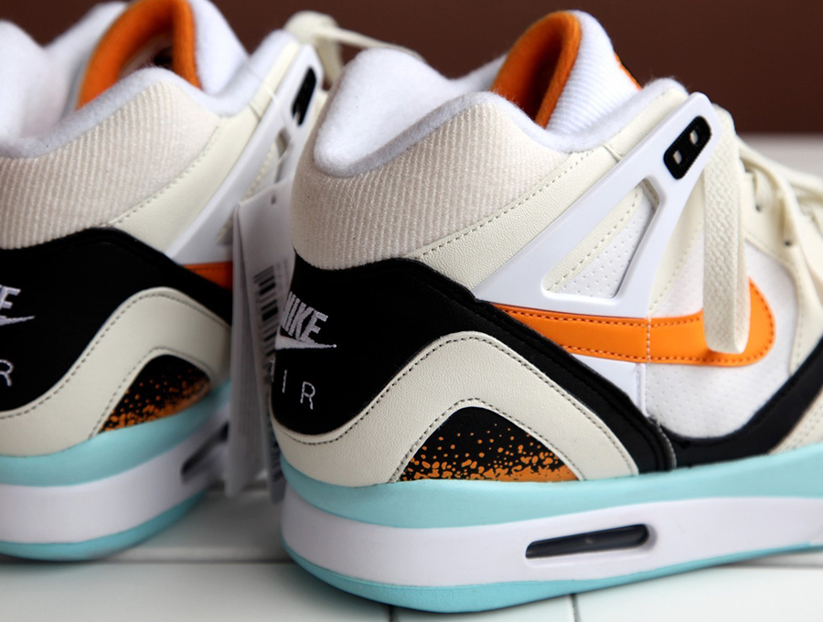 Nike Air Tech Challenge Ii White Kumquat Soft Pearl Black 2014 Sample