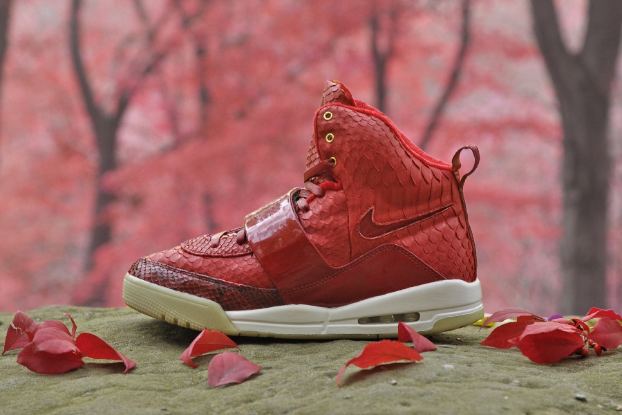 Nike Air Yeezy Red October Customs 02