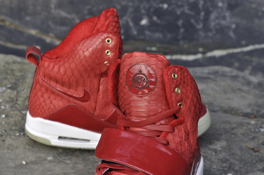 Nike Air Yeezy Red October Customs 04