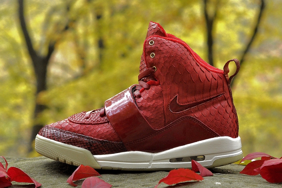 Nike Air Yeezy Red October Customs 08