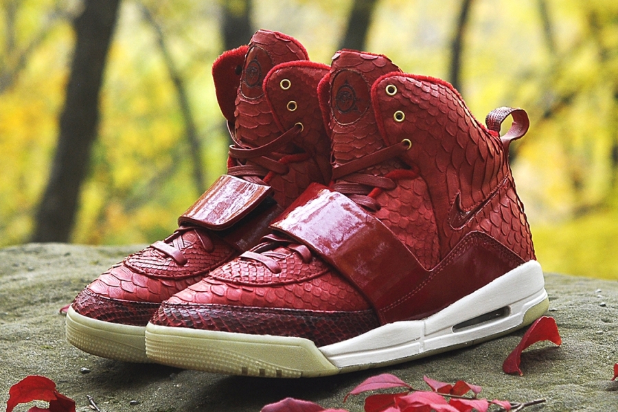 Nike Air Yeezy Red October Customs 09