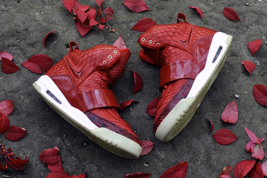 Nike Air Yeezy Red October Customs 12