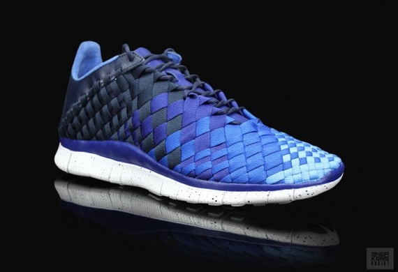 Nike Free Inneva Woven Obsidian Deep Royal Blue 01