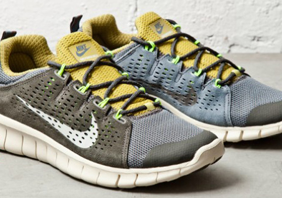 Nike Free Powerlines+ II – Olive – Yellow – Grey