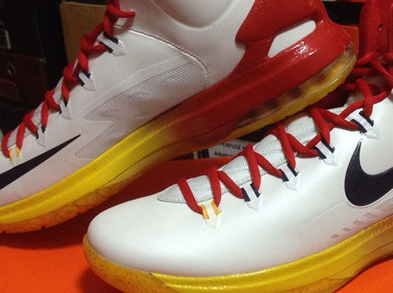 Nike Kd 5 Red Yellow Gradient Pe