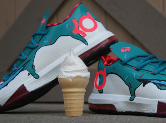 Nike KD 6 "Ice Cream" by AMAC Customs