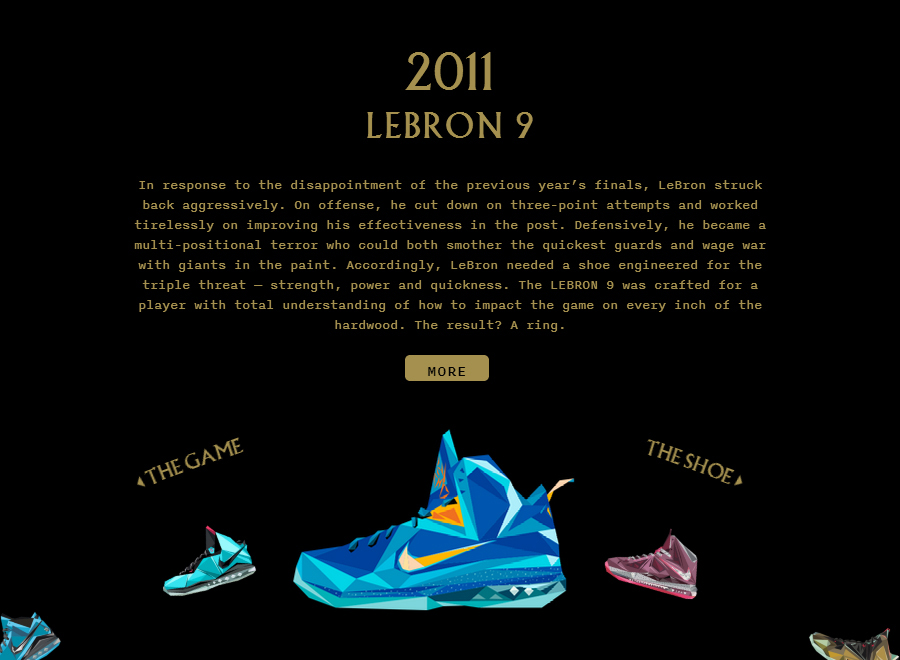 Nike Lebron 11 Microsite 7