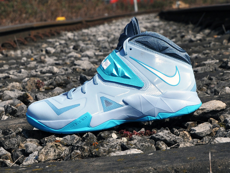 Nike Lebron Soldier Vii Light Armory Blue Grey 5