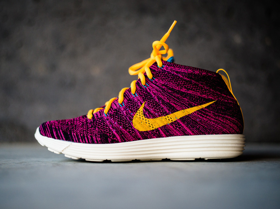 Nike Lunar Flyknit Chukka Grand Purple Orange Available 2