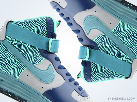 Nike Lunar Force 1 NS Hi PRM - Silver - Mineral Teal