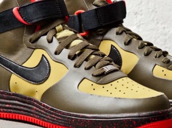 Nike Lunar Force 1 High No-Sew "Parachute Gold"