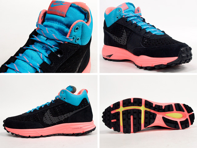 Nike Lunar Ldv Trail Mid Black Blue Pink 2
