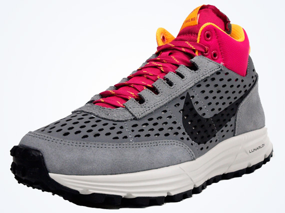 Nike Lunar LDV Trail Mid - Grey - Pink - Yellow